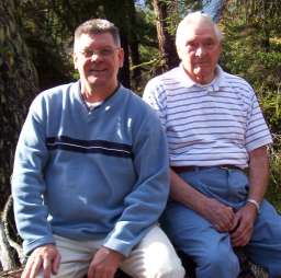 Ken with his dad