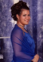 Ginger at her prom