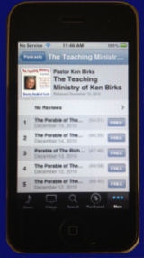 Listen to podcasts on you iPhone